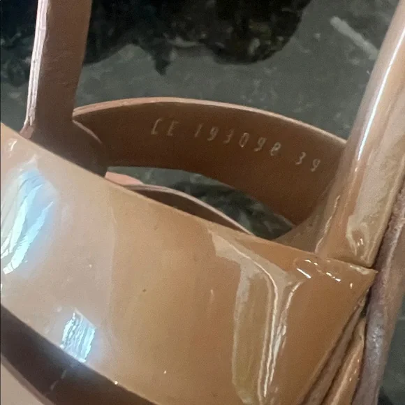 YSL patent leather tributes 105 platform sandals sz 39 - Picture 3 of 17